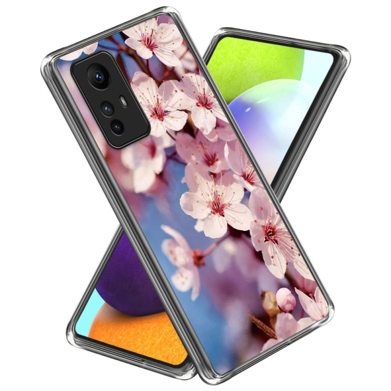 Coque Xiaomi Redmi Note 12S Fleurs de Pêcher