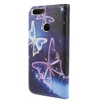 Housse Huawei P Smart Butterflies