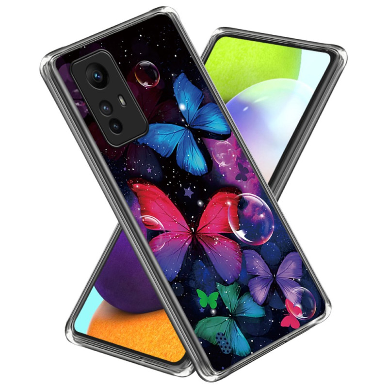 Coque Xiaomi Redmi Note 12S Papillons Colorés