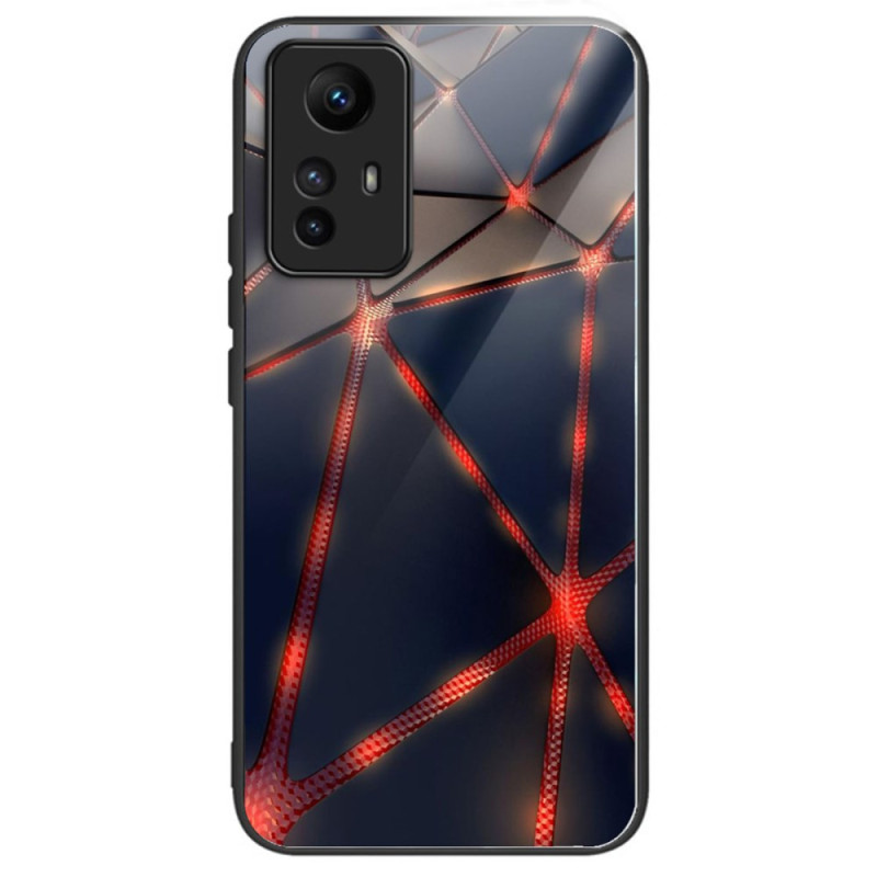 Coque Xiaomi Redmi Note 12S Verre Trempé Lignes Rouges