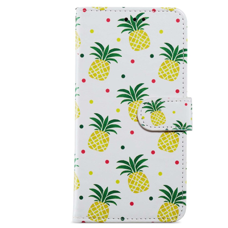 Housse Xiaomi Redmi Note 12S Motif Ananas à Lanière