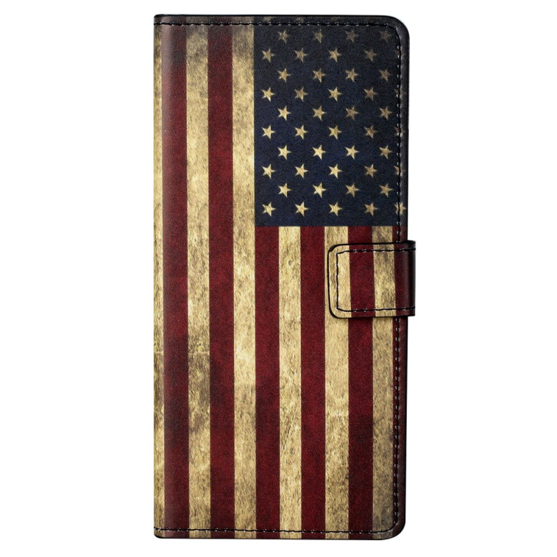 Housse Xiaomi Redmi Note 12S Drapeau Américain Vintage