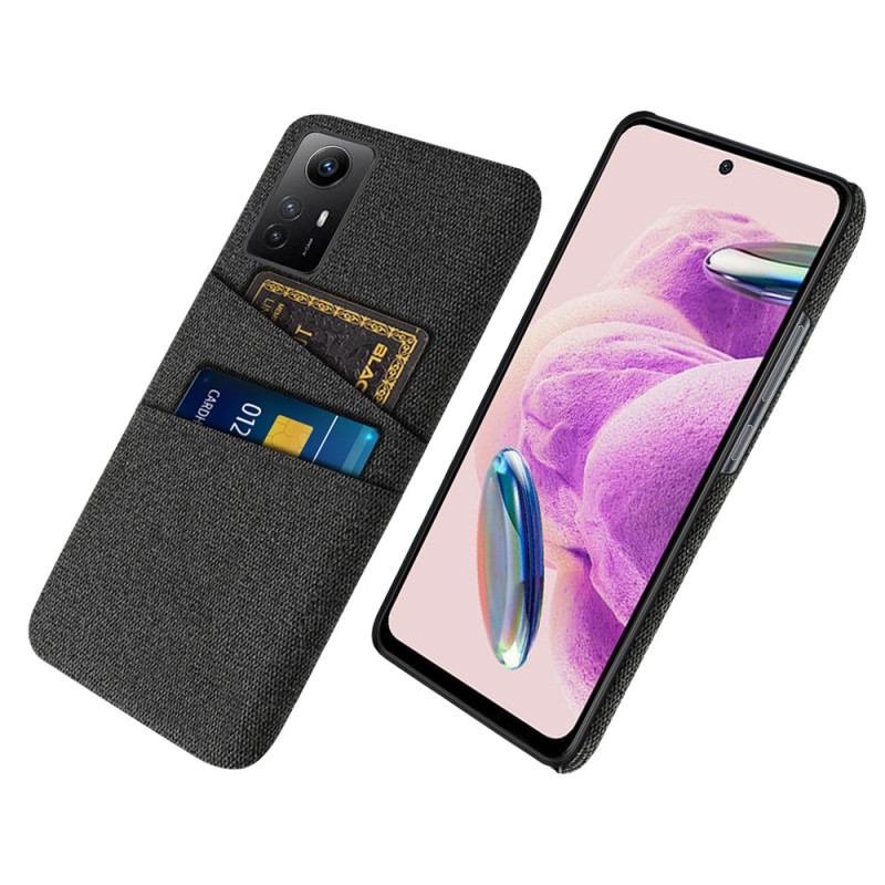 Coque Xiaomi Redmi Note 12S Tissu Porte-Cartes