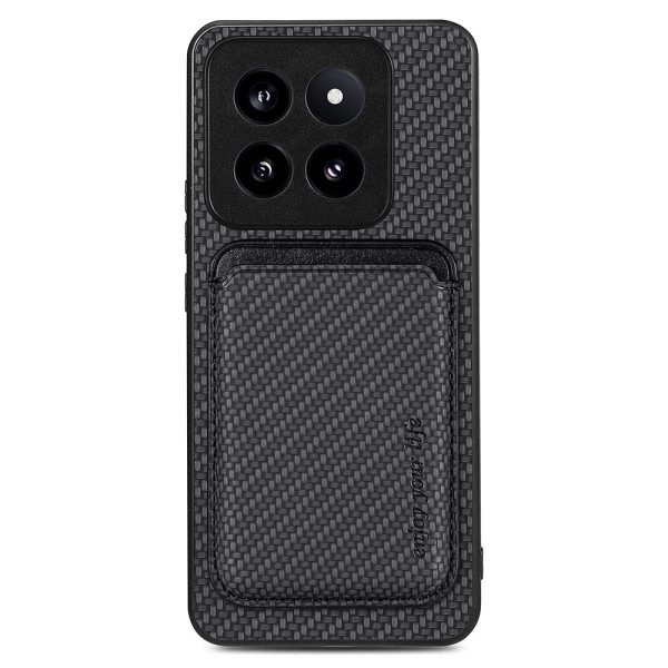 Coque Xiaomi 14 Pro Porte-Cartes Magnétique Détachable