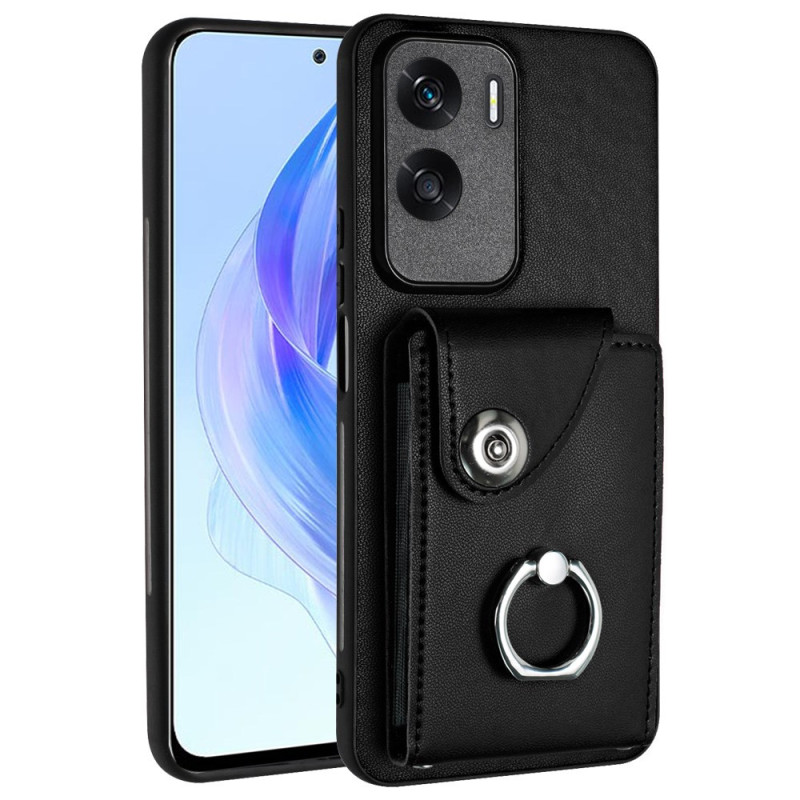 Coque Honor 90 Lite Anneau-Support et Porte-Cartes à Soufflets