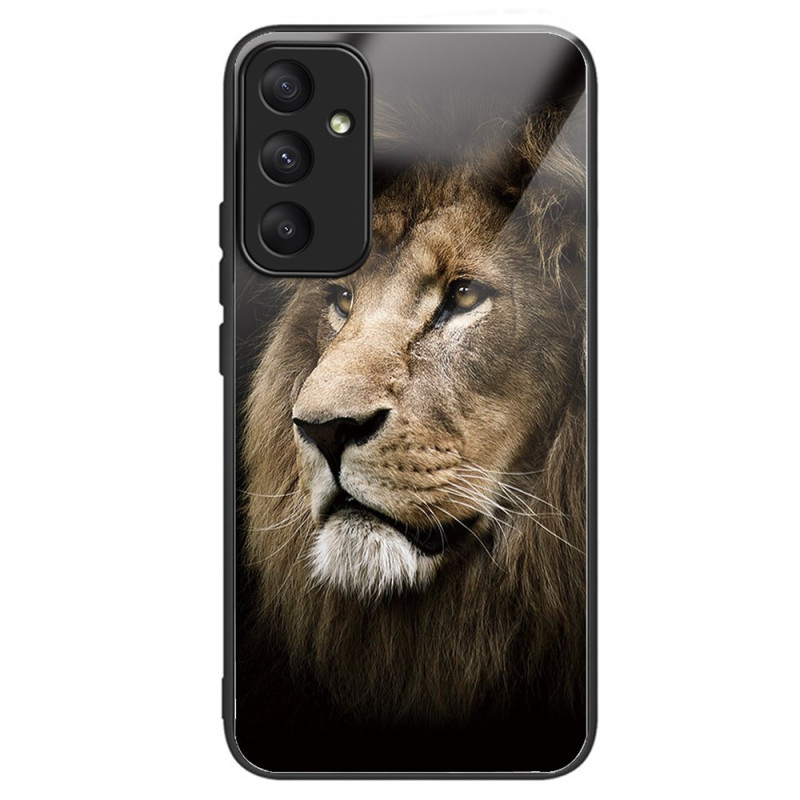 Coque Samsung Galaxy A55 5G Verre Trempé Motif Lion