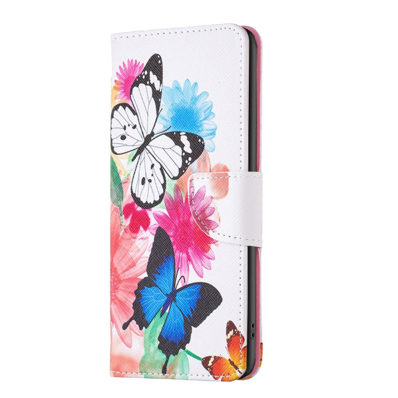 Housse Samsung Galaxy Xcover 7 Deux Papillons Aquarelle