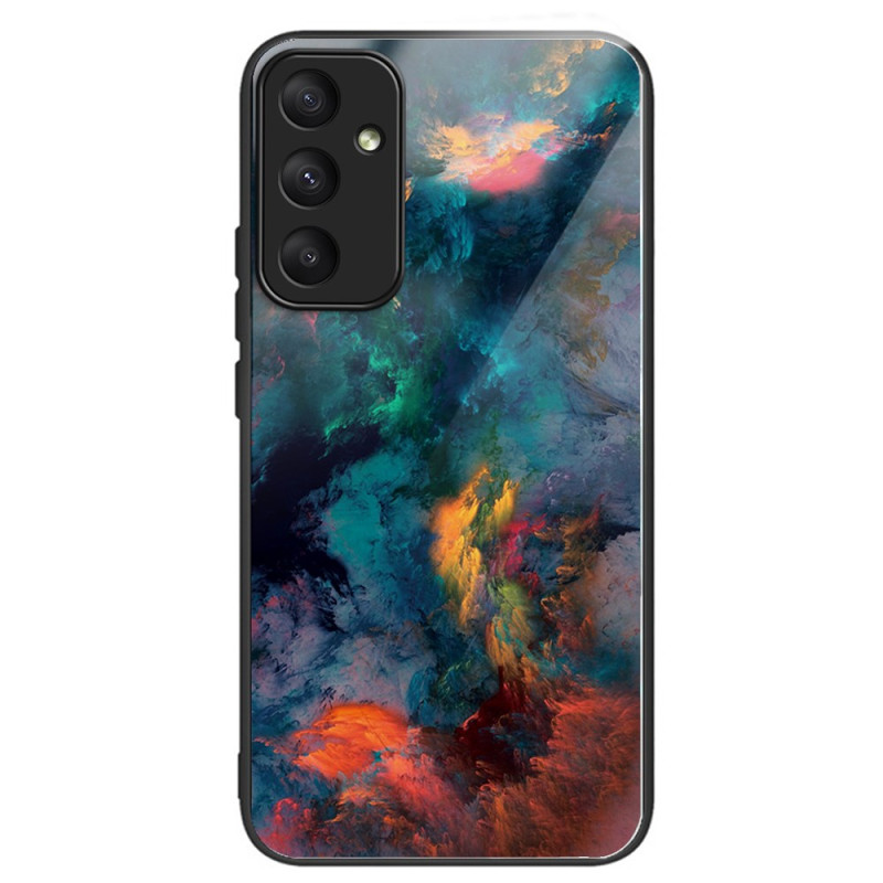 Coque Samsung Galaxy A35 5G Verre Trempé Nuages Colorés