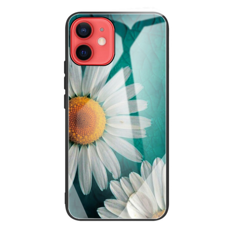 Coque iPhone 11 Verre Trempé Marguerites