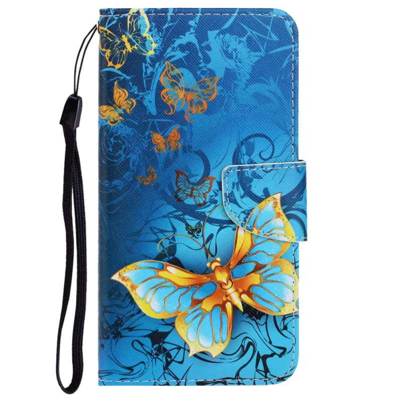 Housse iPhone XR Papillon Bijoux à Lanière