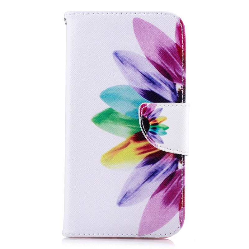 Housse iPhone XR Fleur Aquarelle