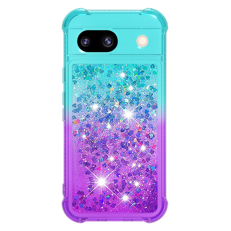 Coque Google Pixel 8A Dégradé Paillettes