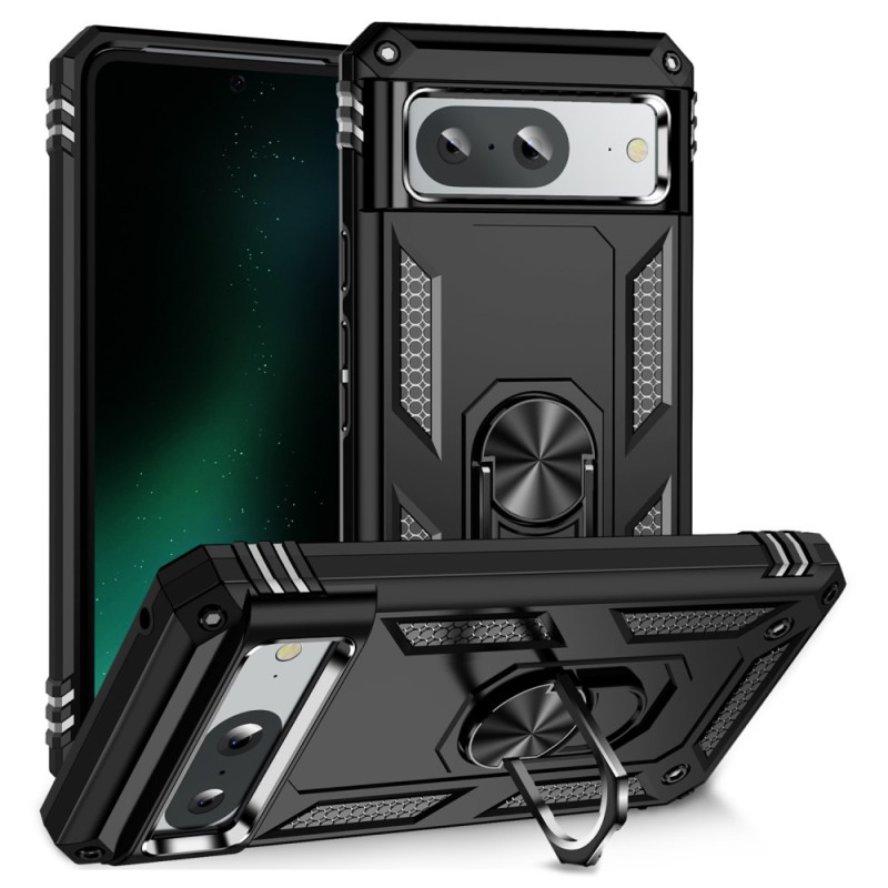 Coque Google Pixel 8A Double Protection avec Anneau-Support