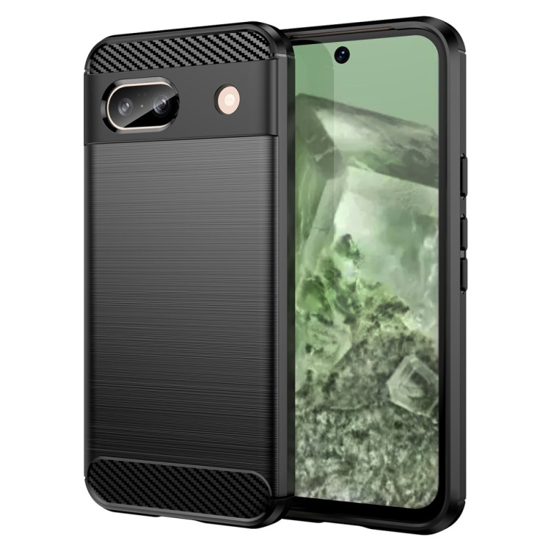 Coque Google Pixel 8A Fibre Carbone Brossée