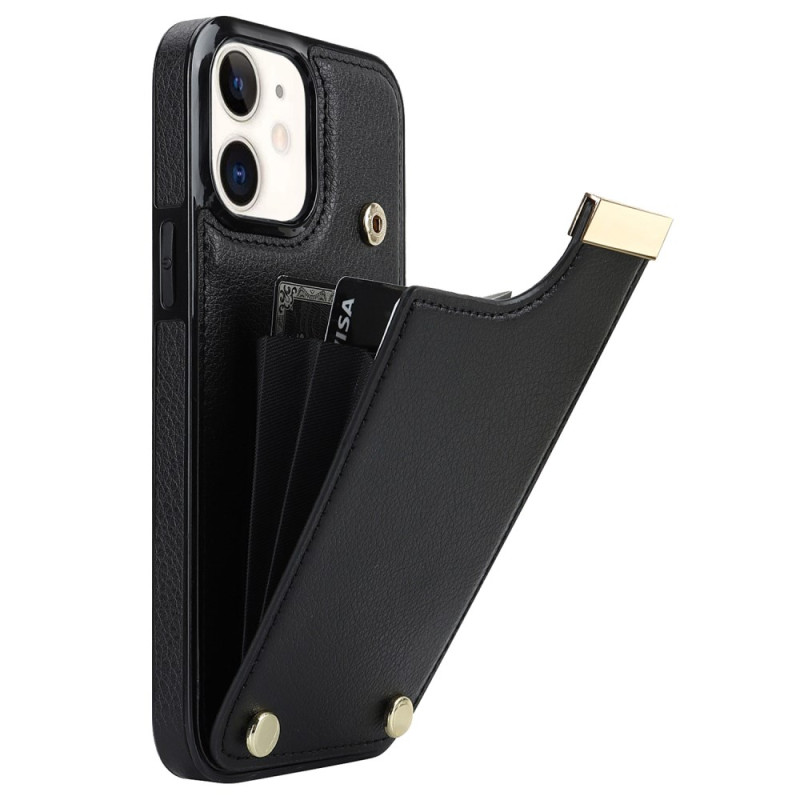 Coque iPhone 12 / 12 Pro Porte-Cartes à Soufflets