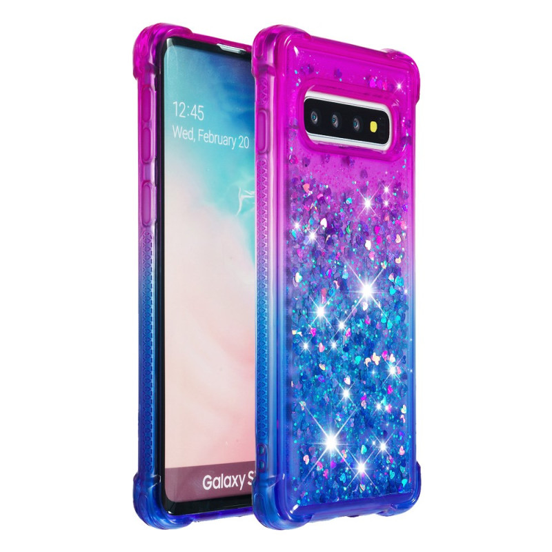 Coque Samsung Galaxy S10 Paillettes Gradient