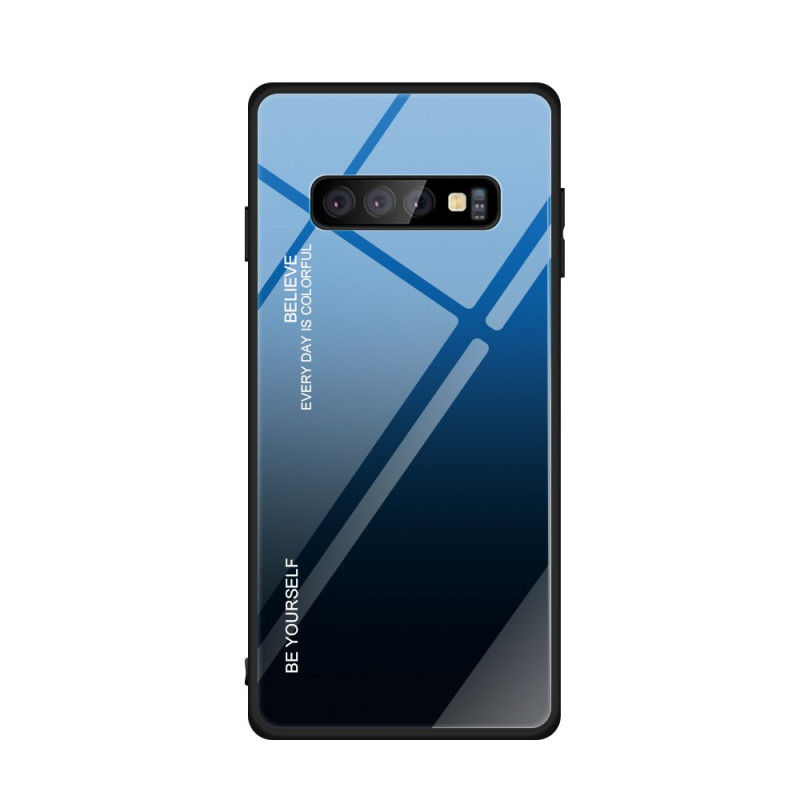 Coque Samsung Galaxy S10 Verre Trempé Be Yourself