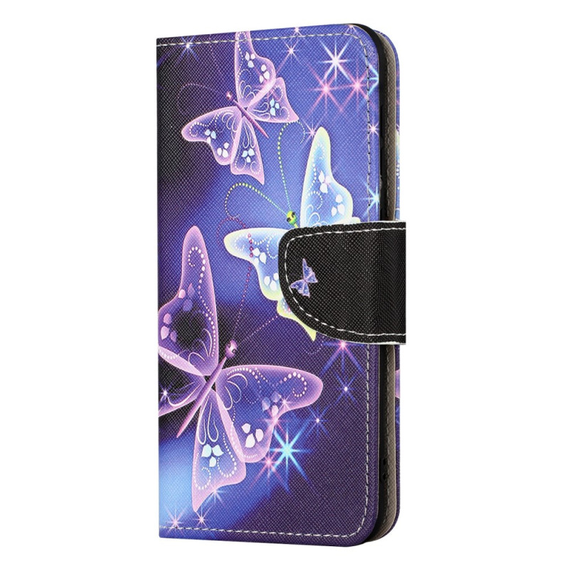 Housse Samsung Galaxy Xcover 7 Papillons Scintillants