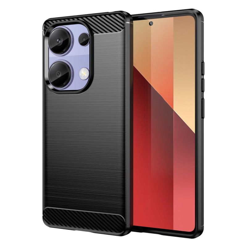 Coque Xiaomi Redmi Note 13 Pro 4G / Poco M6 Pro 4G Fibre Carbone Brossée