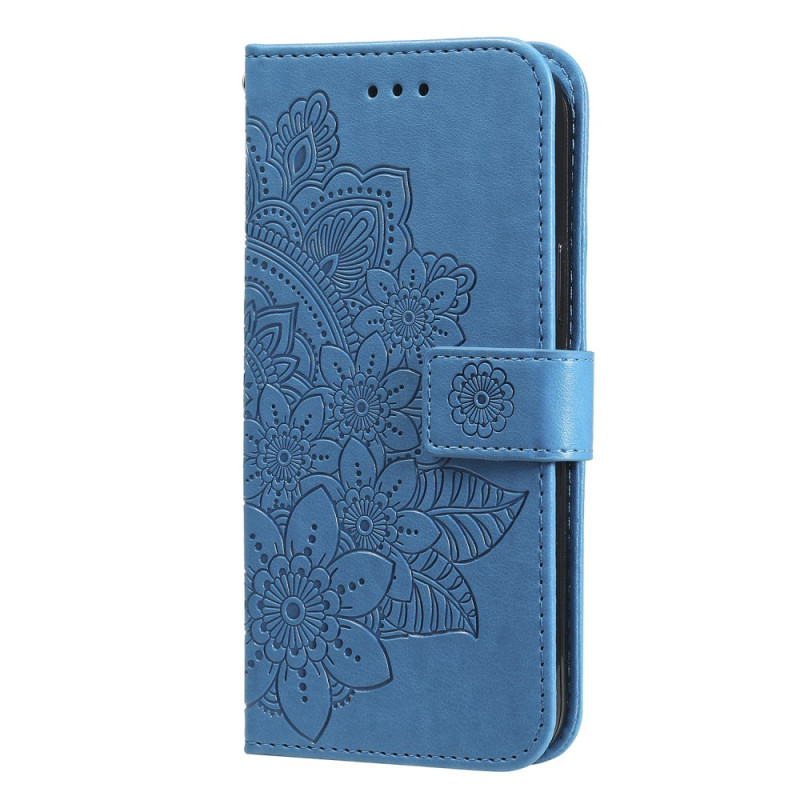 Housse Realme C67 4G Motif Floral à Lanière