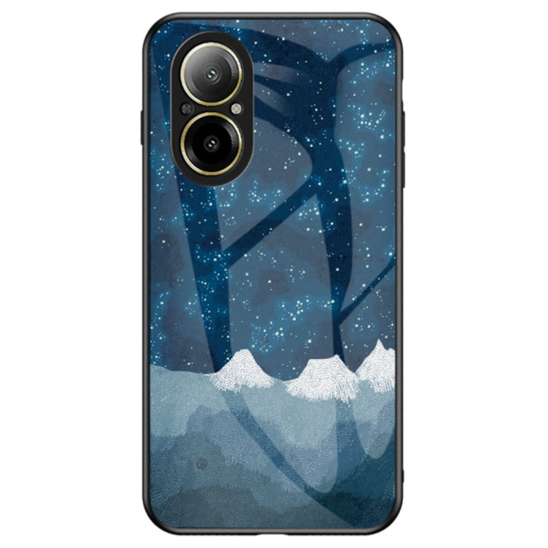 Coque Realme C67 Verre Trempé Motif Ciel Étoilé