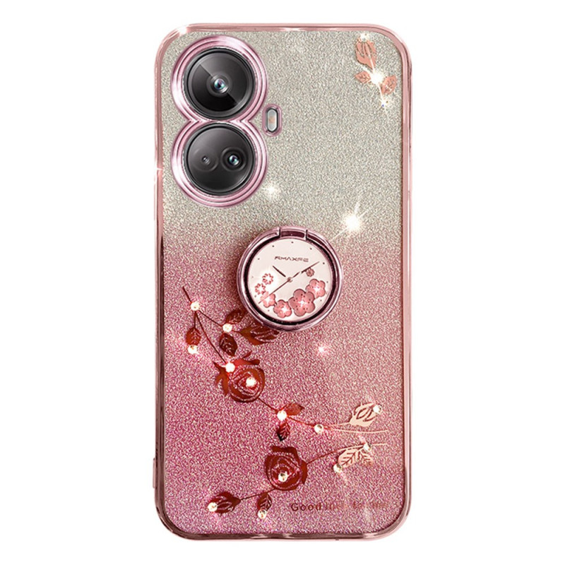 Coque Realme C55 Paillettes avec Support KADEM