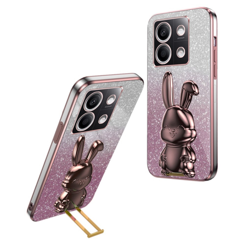 Coque Xiaomi Redmi Note 13 4G Lapin Support Rose