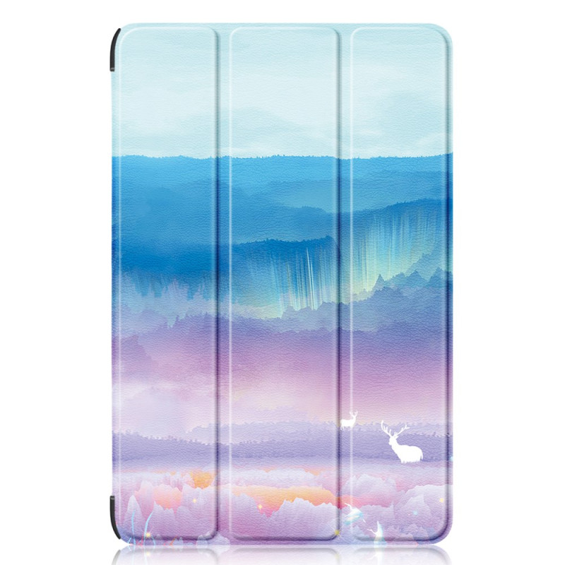 Smart Case Samsung Galaxy Tab S9 FE Cerfs Fantaisie