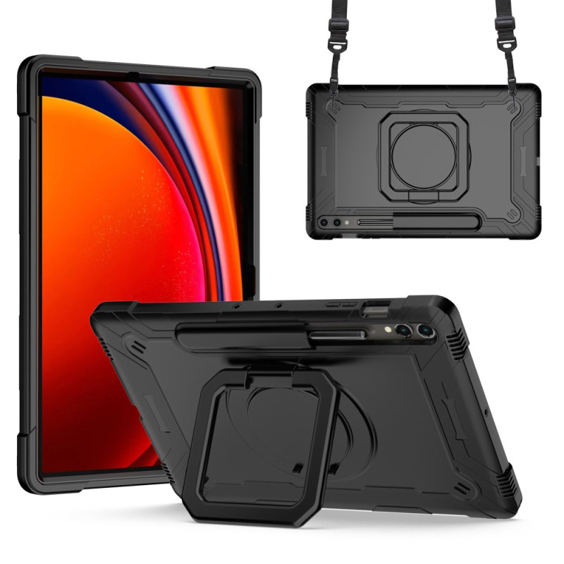 Coque Samsung Galaxy Tab S9 Plus / Tab S9 FE Plus Design avec Bandoulière