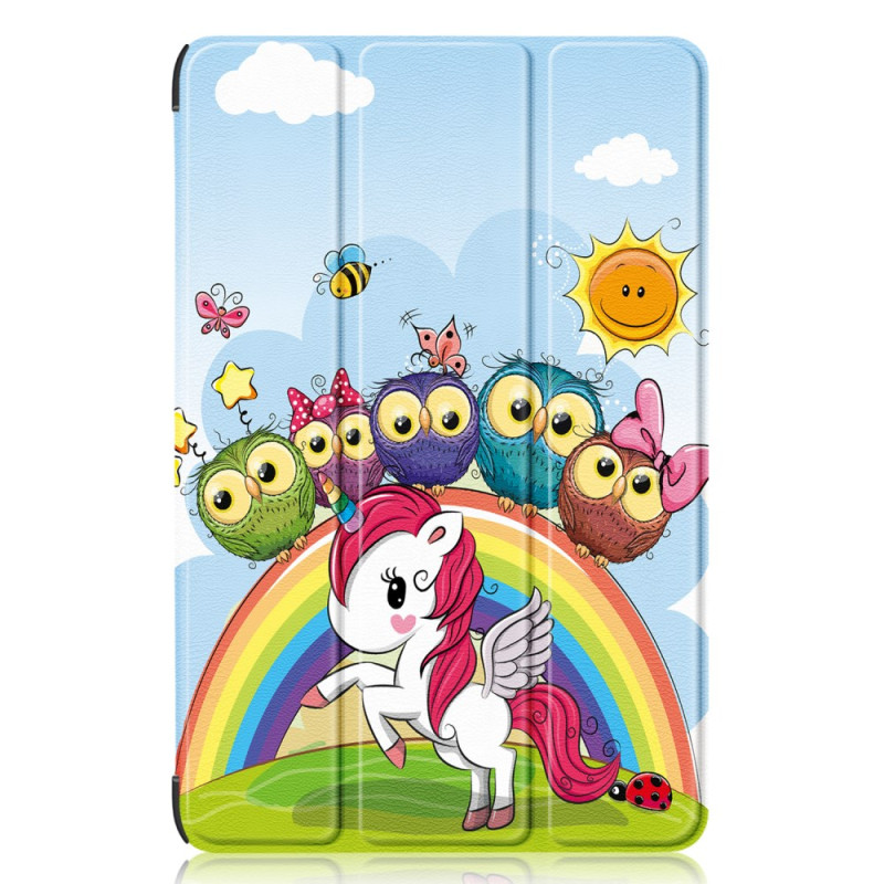 Smart Case Samsung Galaxy Tab S9 FE Plus Licorne Joyeuse