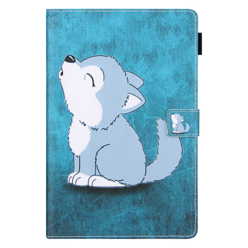 Housse Samsung Galaxy Tab A9 Loup Mignon