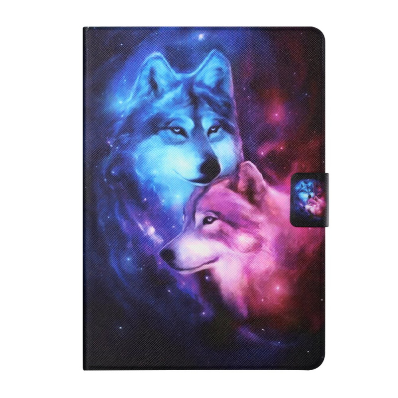 Housse Samsung Galaxy Tab A9 Couple de Loups