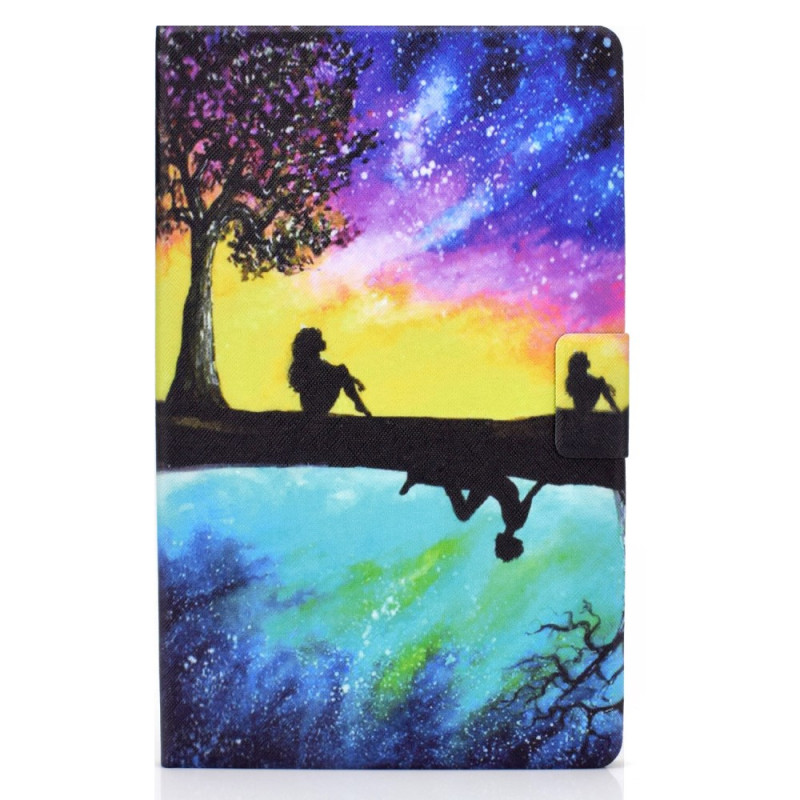 Housse Samsung Galaxy Tab A9 Peinture Ciel étoilé