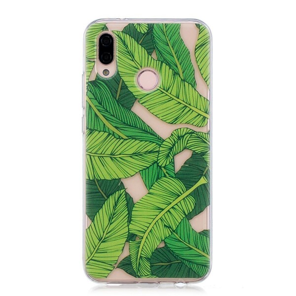 Coque Huawei P20 Lite Transparente Feuilles Graphiques