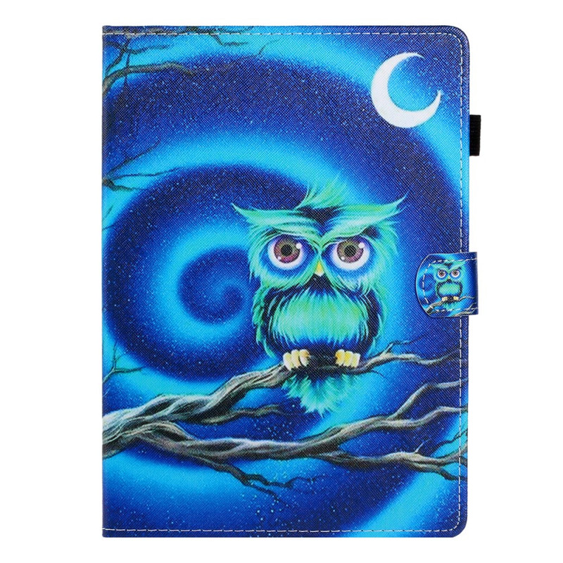 Housse Samsung Galaxy Tab A9 Plus Lune et Hibou