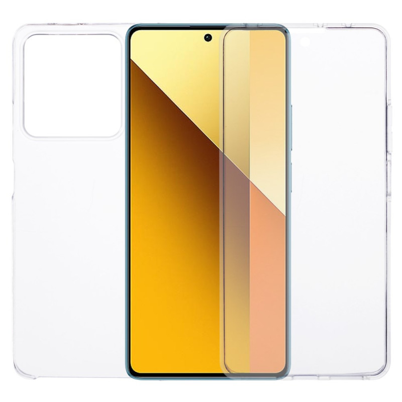 Coque transparente pour Xiaomi Redmi Note 13 5G transparente avec Film Écran PET