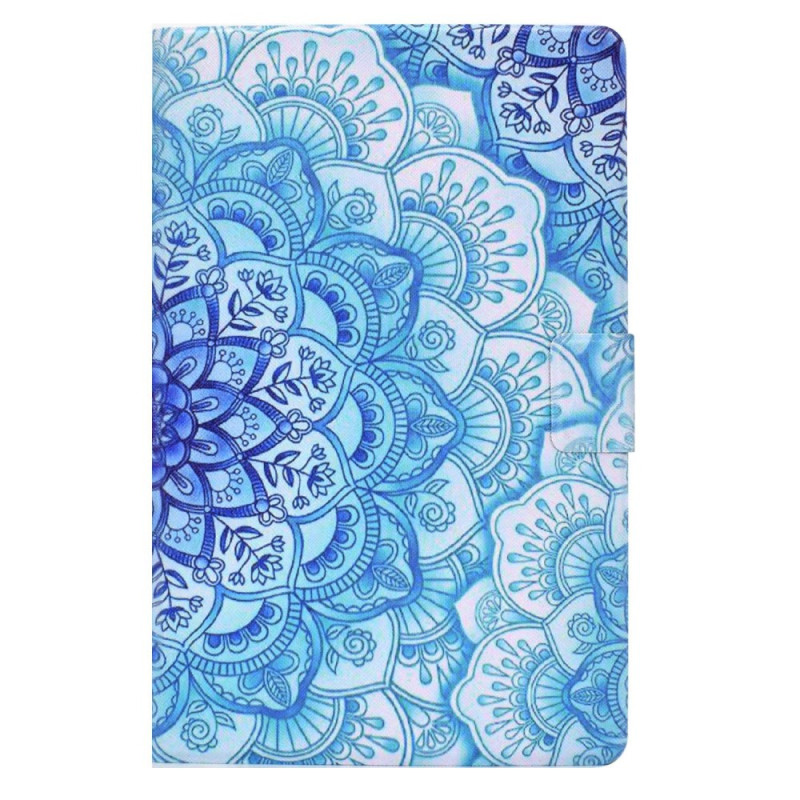 Housse Samsung Galaxy Tab S8 / S7 Mandala Bleu