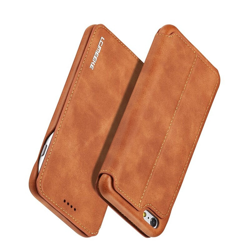 Flip Cover iPhone 6/6S Plus LC.IMEEKE Effet Cuir