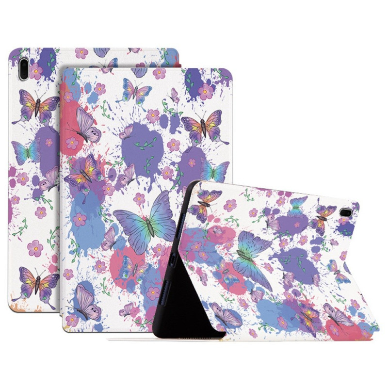 HousseSamsung Galaxy Tab S8 Plus / S7 Plus / 7 FE Motif Papillons