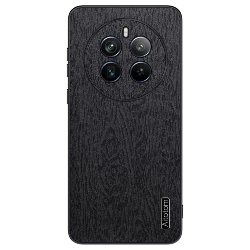 Coque Realme 12 Pro Simili Cuir Style Bois