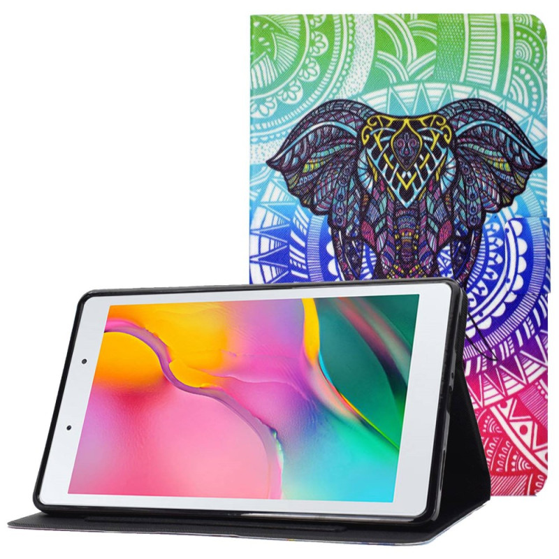 Housse Samsung Galaxy Tab A 8.0 (2019) Éléphant Tribal