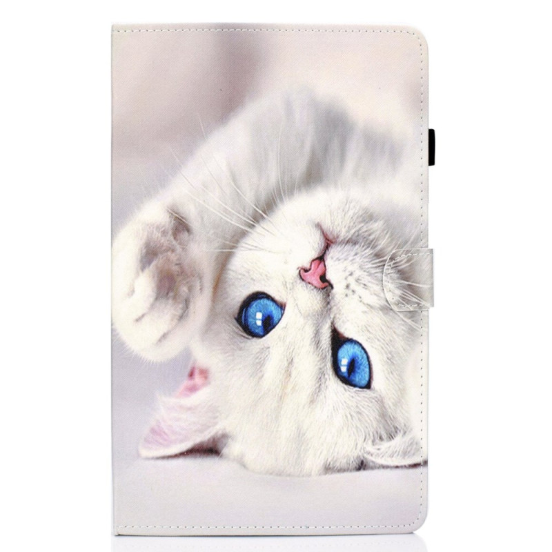 Housse Samsung Galaxy Tab A 8.0 (2019) Chat Blanc