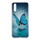 Coque Huawei P20 Papillon Bleu Fluorescente