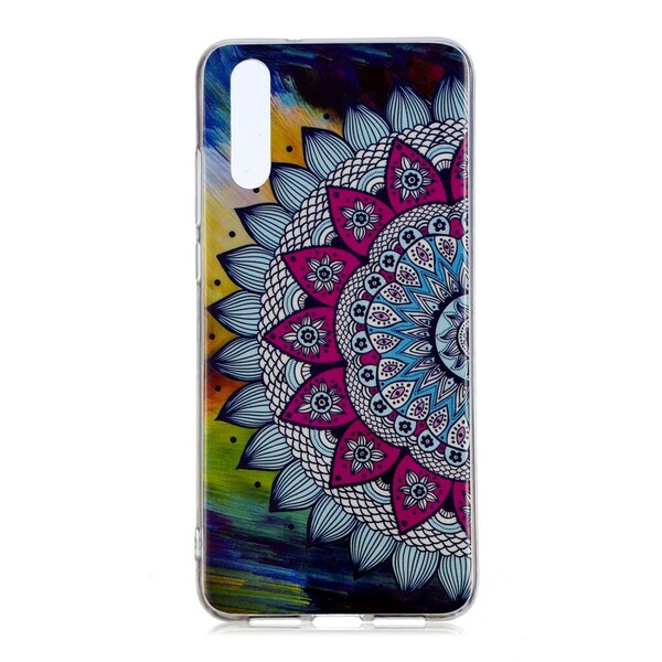 Coque Huawei P20 Mandala Coloré Fluorescente