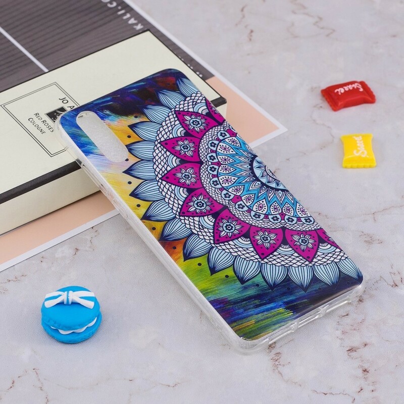 Coque Huawei P20 Mandala Coloré Fluorescente