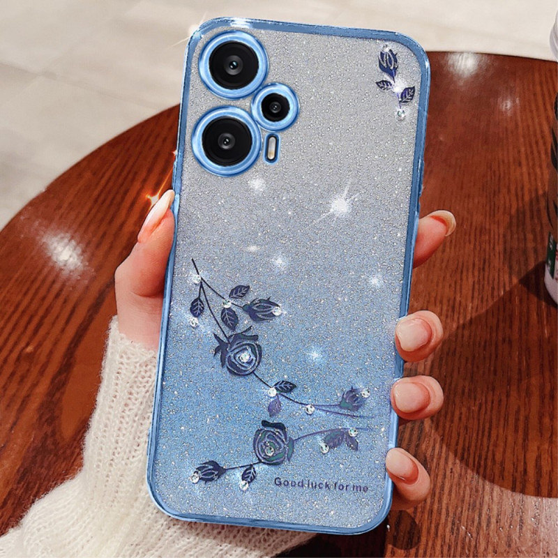 Coque Poco F5 Strass et Paillettes