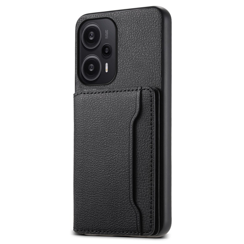 Coque Poco F5 5G Effet Cuir Porte-Cartes