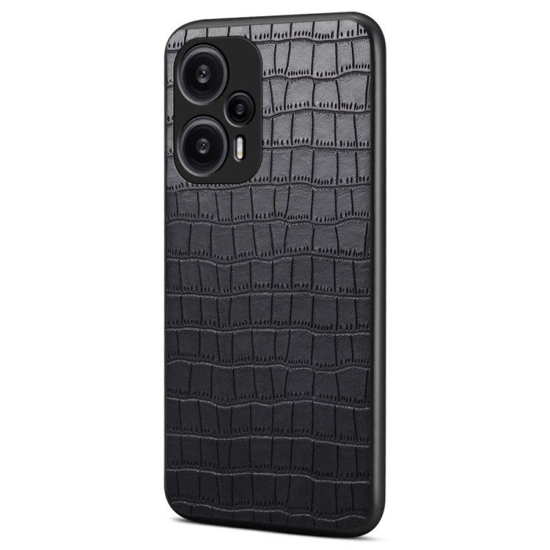 Coque Poco F5 Effet Cuir Crocodile