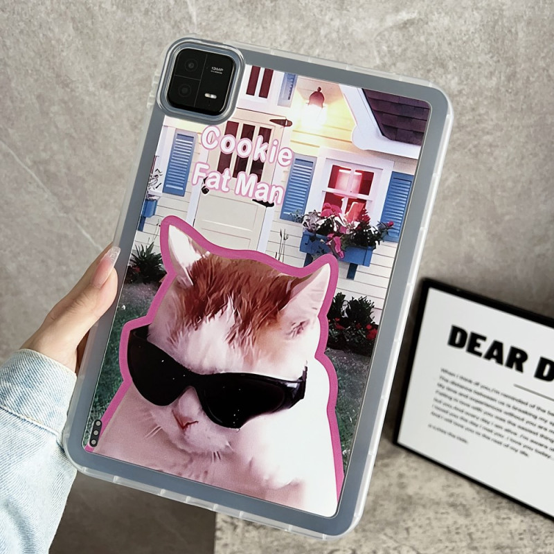 Coque Xiaomi Pad 6 / Pad 6 Pro Chat aux Lunettes de Soleil