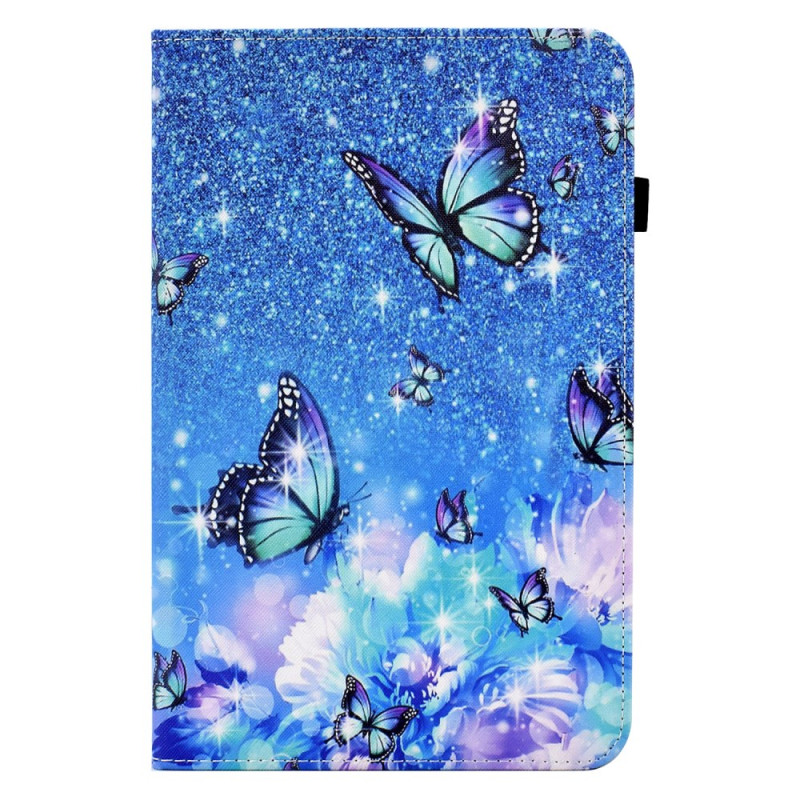 Housse Samsung Galaxy Tab A7 Lite Fleurs et Papillons